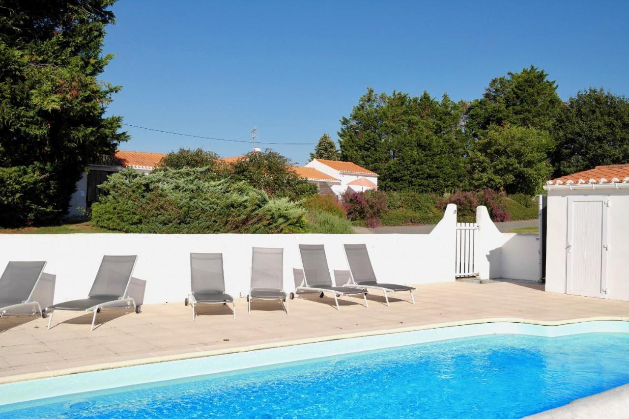 Maison De Campagne Pour 6 Avec Piscine Commequiers ภายนอก รูปภาพ